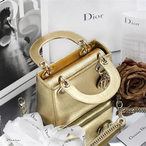 dior leather gold|christian Dior totes sale.